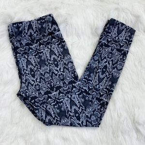 Prana Watercolor Ikat Crop Leggings